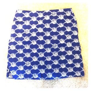 Lilly Pulitzer Nautical Skirt